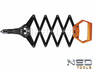 Nitownica harmonijkowa do nitów o średnicach 2,4 - 4,8MM, długość 310-820MM - NEO TOOLS (18-105)
