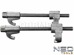 Ściągacze do sprężyn z 3 punktami mocowania, długość 300MM - 2 sztuki - NEO TOOLS (11-808)