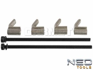 Ściągacze do sprężyn z 2 punktami mocowania, długość 300MM - 2 sztuki - NEO TOOLS (11-809)