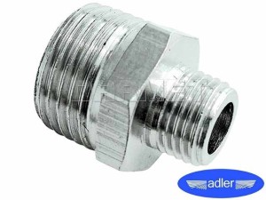 Redukcja gwint zewnętrzny 1/4" na gwint zewnętrzny 3/8" - ADLER (0122.1)