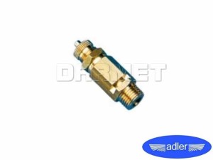 Zawór bezpieczeństwa z gwintem zewnętrznym 3/8", ciśnienie robocze 10,4BAR - ADLER (0270.5)
