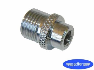 Redukcja AD-7602 do aerografów M5 na gwint zewnętrzny 1/8" - ADLER (0259.71)