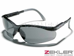 Okulary ochronne ZEKLER 255, szkła szare - ZEKLER (380650424)
