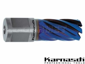 Wiertło koronowe z chwytem Weldon 3/4" | Blue-Line - 15 mm x 30 mm - KARNASCH (20.1312)