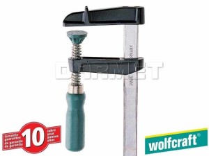 Ścisk śrubowy do prac modelarskich SZ 50, zakres zacisku - 100MM - WOLFCRAFT (WF3607000)