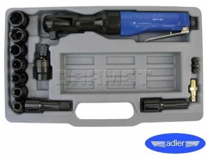 Klucz pneumatyczny zapadkowy 1/2" AD009Z - 61Nm + 7 nasadek - ADLER (MA009Z)