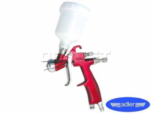 Pistolet lakierniczy R100 MINI LVLP, średnica dyszy: 1MM - ADLER (MA-R100/1,0)