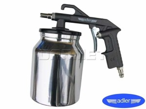 Pistolet pneumatyczny do zabezpieczeń antykorozyjnych, ze zbiornikiem - ADLER (0205.5)