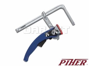Ścisk stolarski z dźwignią TPAL, zakres zacisku - 160MM - PIHER (P30811)