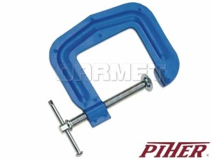 Ścisk śrubowy model GC, zakres zacisku - 30MM - PIHER (P07004)