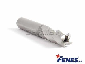 Frez 4-ostrzowy trzpieniowy, krótki z chwytem walcowym DIN844-A K-N, HSS - 8,5MM - FENES