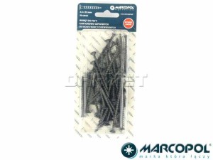 Wkręty do płyt kartonowo-gipsowych 3,5 x 55 mm, 50 szt. - MARCOPOL (QB0079)