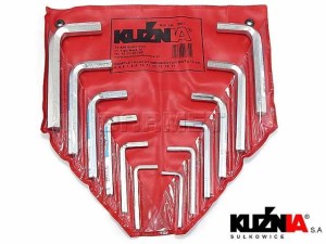 Zestaw x12 kluczy trzpieniowych imbusowych RWTG | 4 - 17 mm | - KUŹNIA
