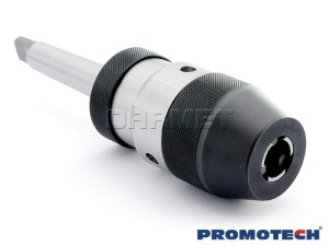 Uchwyt wiertarski bezkluczykowy samozaciskowy | zintegrowany z trzpieniem | 1 - 16MM - Morse MK2 - PROMOTECH