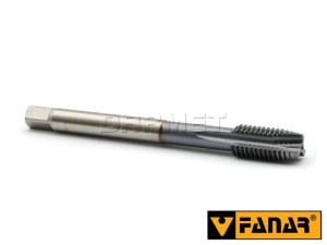 Gwintownik maszynowy wysokowydajny HSS-E do aluminium, powłoka TiCN, DIN 376-B - gwint metryczny zwykły M12, przelotowy (Rm ≤ 800) - FANAR (D2-115601-0120)
