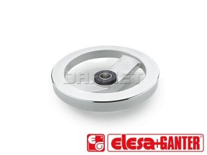 Koło ręczne aluminiowe pokrętło blokujące ze sprzęgłem GN 322.4 - ELESA+GANTER