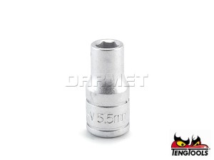 Nasadka krótka 1/4", sześciokątna M1405055-C - 5,5MM x 25MM - TENGTOOLS (2567-0258)