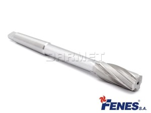 Rozwiertak maszynowy zdzierak trzpieniowy krótki z chwytem Morse'a MK2, NRTa HSS - 22,7MM - FENES
