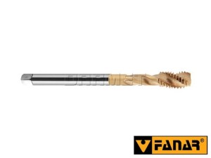 Gwintownik maszynowy wysokowydajny 800X HSS-E, DIN 374 - gwint metryczny ISO M15x1, nieprzelotowy, drobnozwojny - FANAR (D2-513X01-0153)