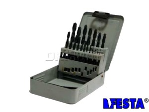 Wiertło kręte HSS do metalu | NWKa DIN 338 - 1-13 MM | komplet 25 sztuk - FESTA