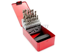Wiertło kręte szlifowane HSS-G do metalu | NWKa DIN 338 - 1-13 MM | komplet 25 sztuk - FESTA (063845)