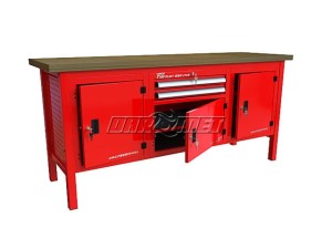 STÓŁ WARSZTATOWY Z SZAFKAMI - 1920x600 mm - FAST SERVICE (P-3-177-01)