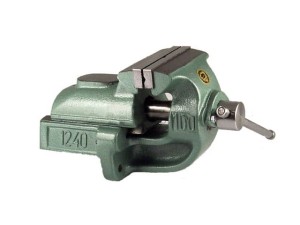 Imadło ślusarskie stałe z prowadzeniem pryzmowym typ 1240 - 175 mm - BISON-BIAL