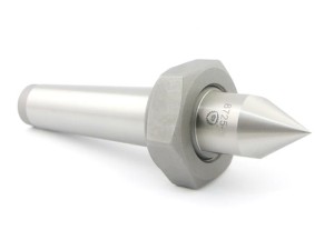 Kieł tokarski stały zewnętrzny z nakrętką - Morse 0 - ZM KOLNO (Typ 8725)