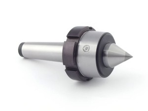 Kieł tokarski obrotowy precyzyjny z nakrętką i końcówką z węglików spiekanych - Morse 3 - ZM KOLNO (Typ 8816)