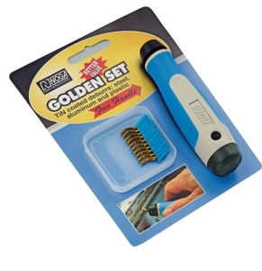 Zestaw N2 GOLDEN SET | 10  ostrzy N2 TiN + rękojeść NG-2 - NOGA (NG8402)