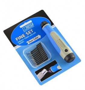 Zestaw S FINE SET | 10 ostrzy S150 + rękojeść NG-1 - NOGA (NG8500)