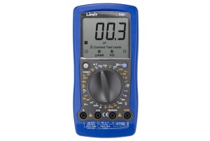 Multimetr elektroniczny z dużym wyświetlaczem; 200 mV-2-200-200-1000 V/2-20-200-1000 V - Limit 128590106
