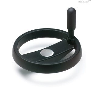 Koło ręczne dwuramienne z pełnym wieńcem 79111-R-K VRTP.80-P+I-SST-8-K - ELESA+GANTER