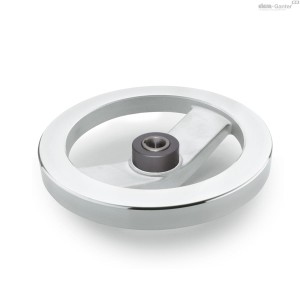 Koło ręczne łożyskowane igiełkowo | bezpieczne GN 322.5-200-K18-A-DR - ELESA+GANTER