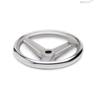  Koło ręczne wieloramienne ze stali kwasoodpornej GN 950.6-125-B12-A - ELESA+GANTER