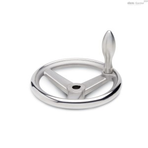  Koło ręczne wieloramienne ze stali kwasoodpornej GN 950.6-125-B12-F - ELESA+GANTER