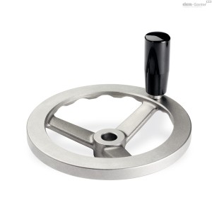  Koło ręczne wieloramienne ze stali nierdzewnej GN 949-100-B10-D - ELESA+GANTER
