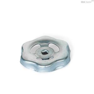  Koło ręczne tłoczone do zaworów GN 227.6-ST-50-V6-ZB - ELESA+GANTER