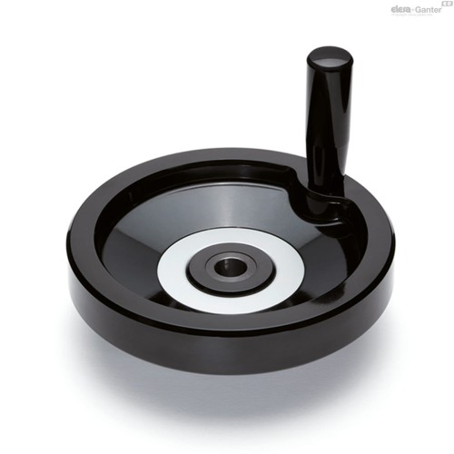 VDN.FP+I-A-Koła ręczne pełne-Z rękojeścią obrotową, piasta rozwiercona.jpg