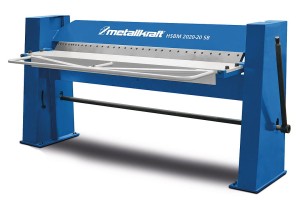 Ręczna zaginarka obrotowa HSBM 2020-20 SB do blach z segmentowanymi narzędziami górnymi| długość robocza: 2020 mm - METALLKRAFT 3772920