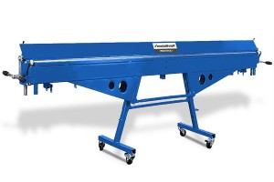 Ręczna giętarka obrotowa HSBM 3160-0,7 do blach z wyjmowanymi nożycami rolkowymi| długość robocza: 3160 mm - METALLKRAFT 3775031