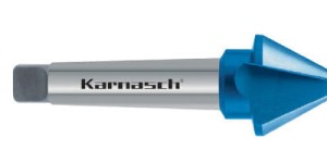Pogłębiacz stożkowy ze stali HSS-XE z powłoką BLUE-TEC 60° DIN334 Typ D - 63 mm MK2 - 4030350630 | KARNASCH  