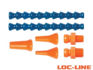 Wąż 1/4" z wymiennymi końcówkami, system 1/4" - LOC-LINE (40413)