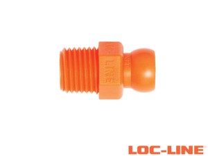 50 segmentów z gwintem zewnętrznym NPT 1/4", system 1/4" - LOC-LINE (49426)