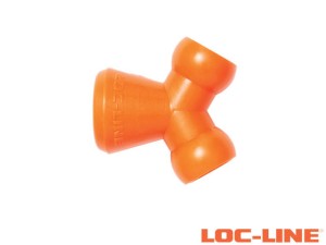 Rozgałęziacz "Y" z 1/4" na 2x1/4", system 1/4"- LOC-LINE (49428.1)