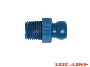 50 segmentów z gwintem zewnętrznym BSPT 1/4", system 1/4" - LOC-LINE (49438)