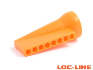 Dysza rozpylająca kątowa 90° z 8 otworami o średnicy 0,170" (~4,30 mm), system 1/2"- LOC-LINE (59881.1)