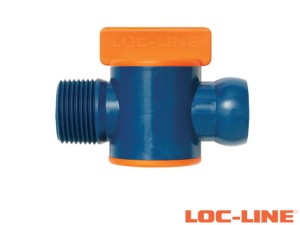 Zawór z gwintem zewnętrznym NPT 3/4", system 3/4"- LOC-LINE (69556.1)