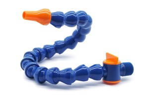 Przewód z dyszą okrągłą o średnicy 1/4" , gwintem zewnętrznym NPT 3/8" i zaworem, długość 400 mm, system 1/2" - LOC-LINE (P1401Z)