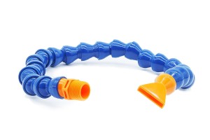 Przewód z dyszą płaską z wylotem 30,50x4,20 mm i gwintem zewnętrznym NPT 1/2", długość 500 mm, system 1/2" - LOC-LINE (P15130)